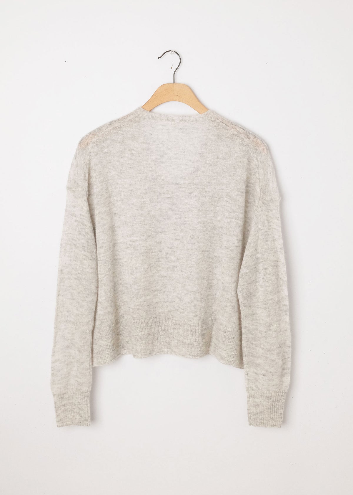Lighweight Pullover Light Grey