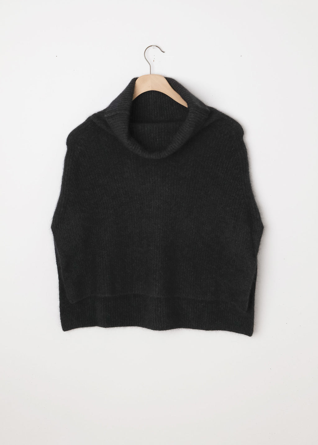 Wool Turtleneck Capelet