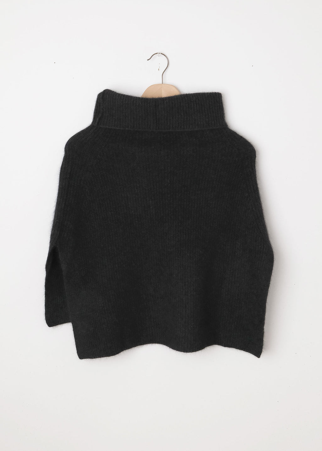 Wool Turtleneck Capelet