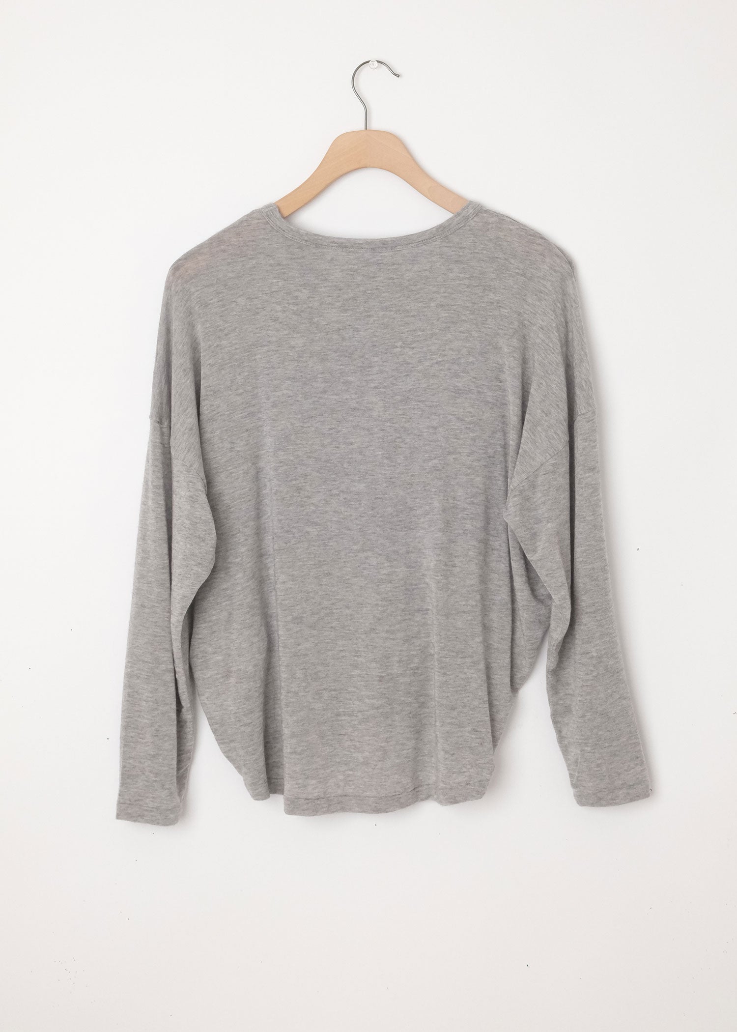 Boatneck Drapey Pullover Grey