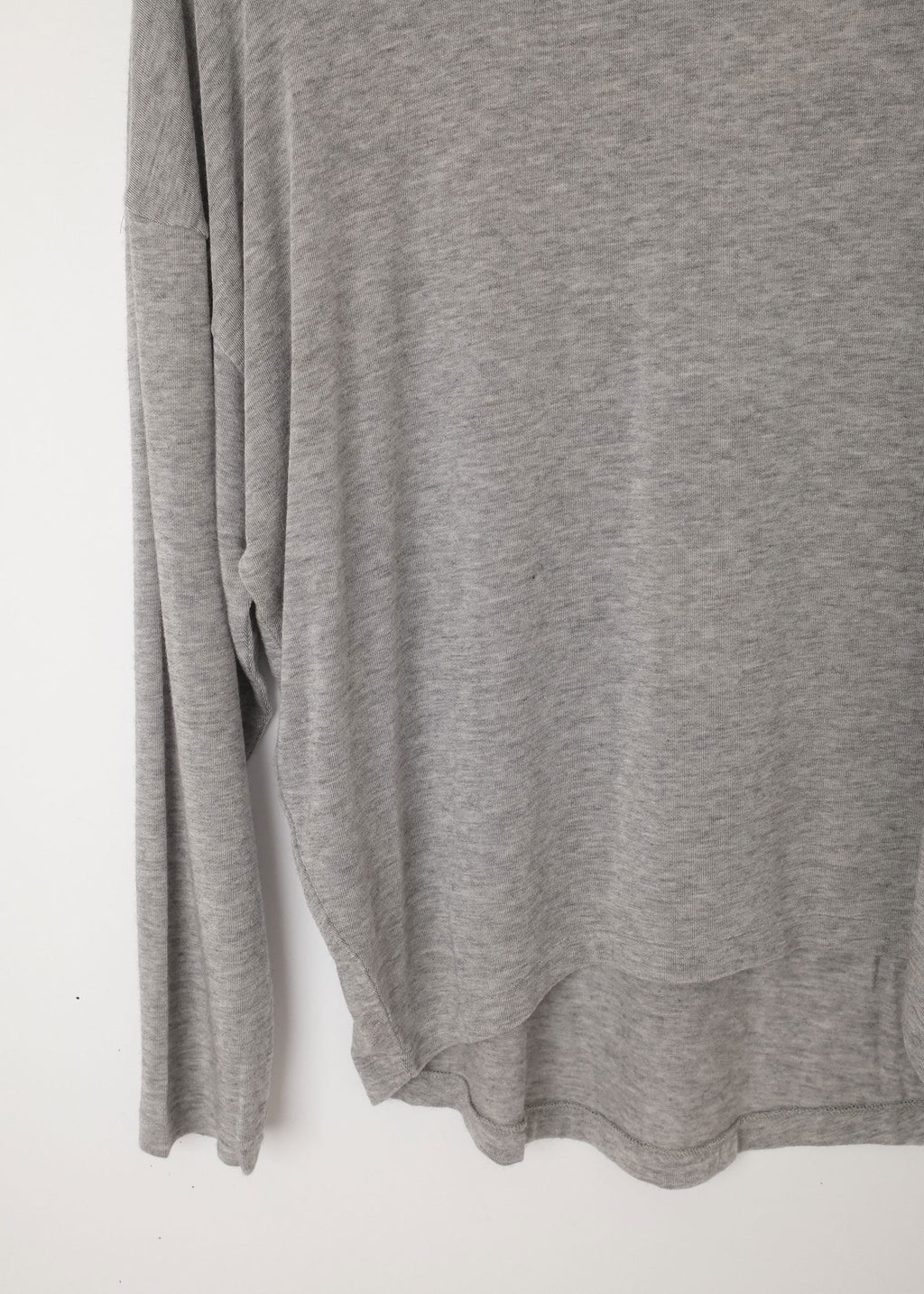 Boatneck Drapey Pullover Grey