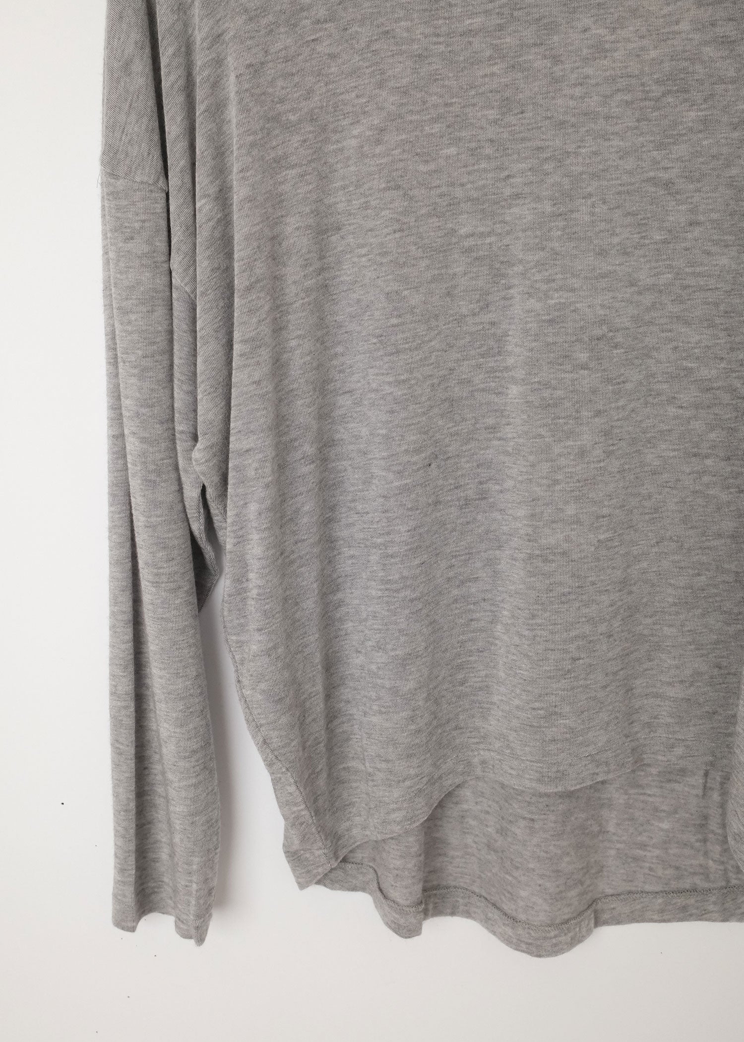 Boatneck Drapey Pullover Grey