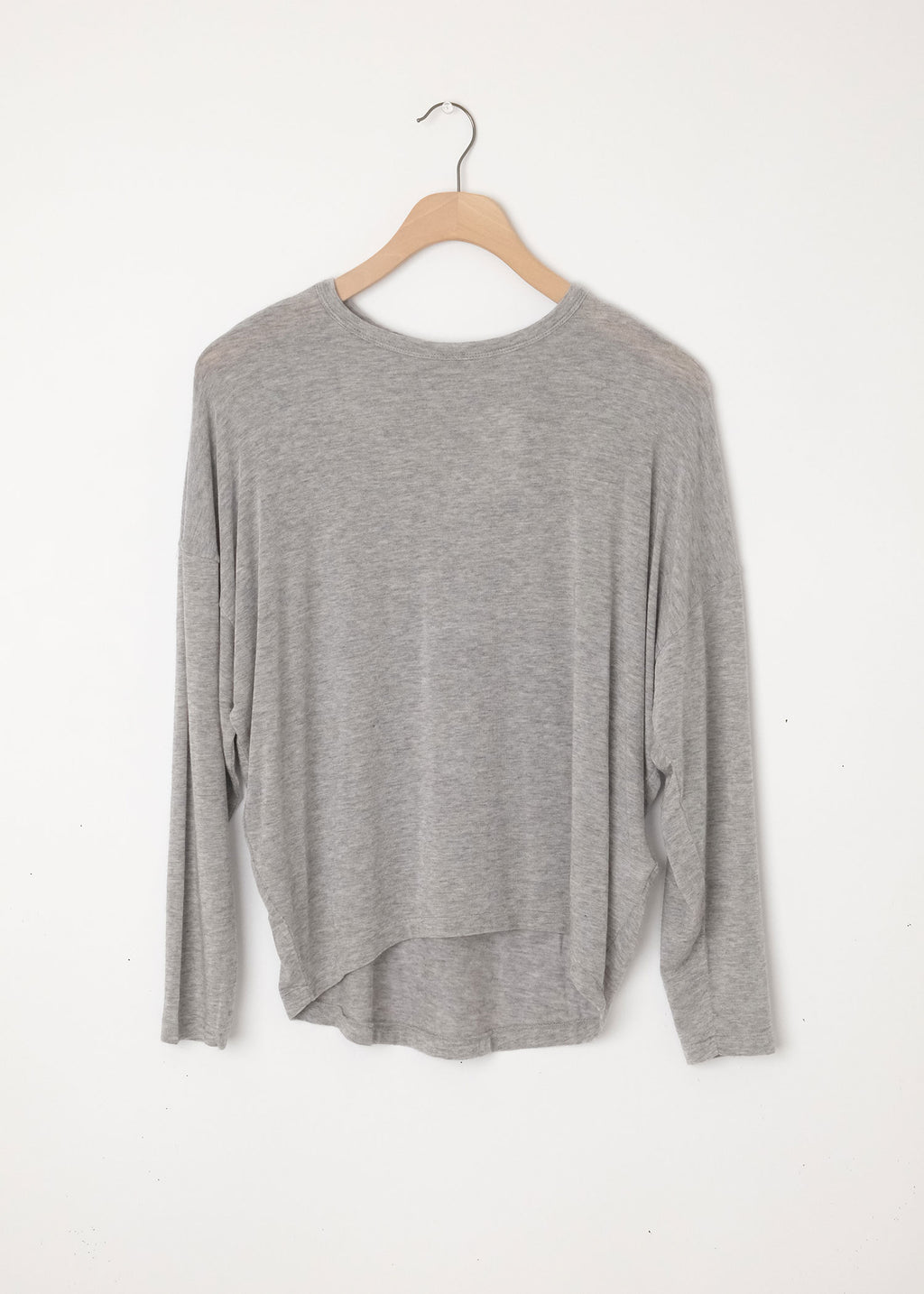 Boatneck Drapey Pullover Grey