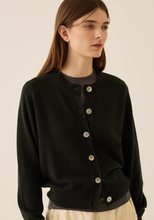 Load image into Gallery viewer, Gwen Cashmere Cardigan - Dark Pine
