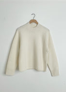 Halifax Mock Neck - Blanc