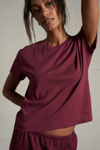 Load image into Gallery viewer, Harley Boxy Tee - Dark Burgundy
