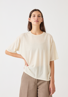 Hazel Superfine Cashmere Top - Ivory