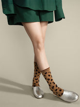Load image into Gallery viewer, Cheetah Socks Ochre O/S
