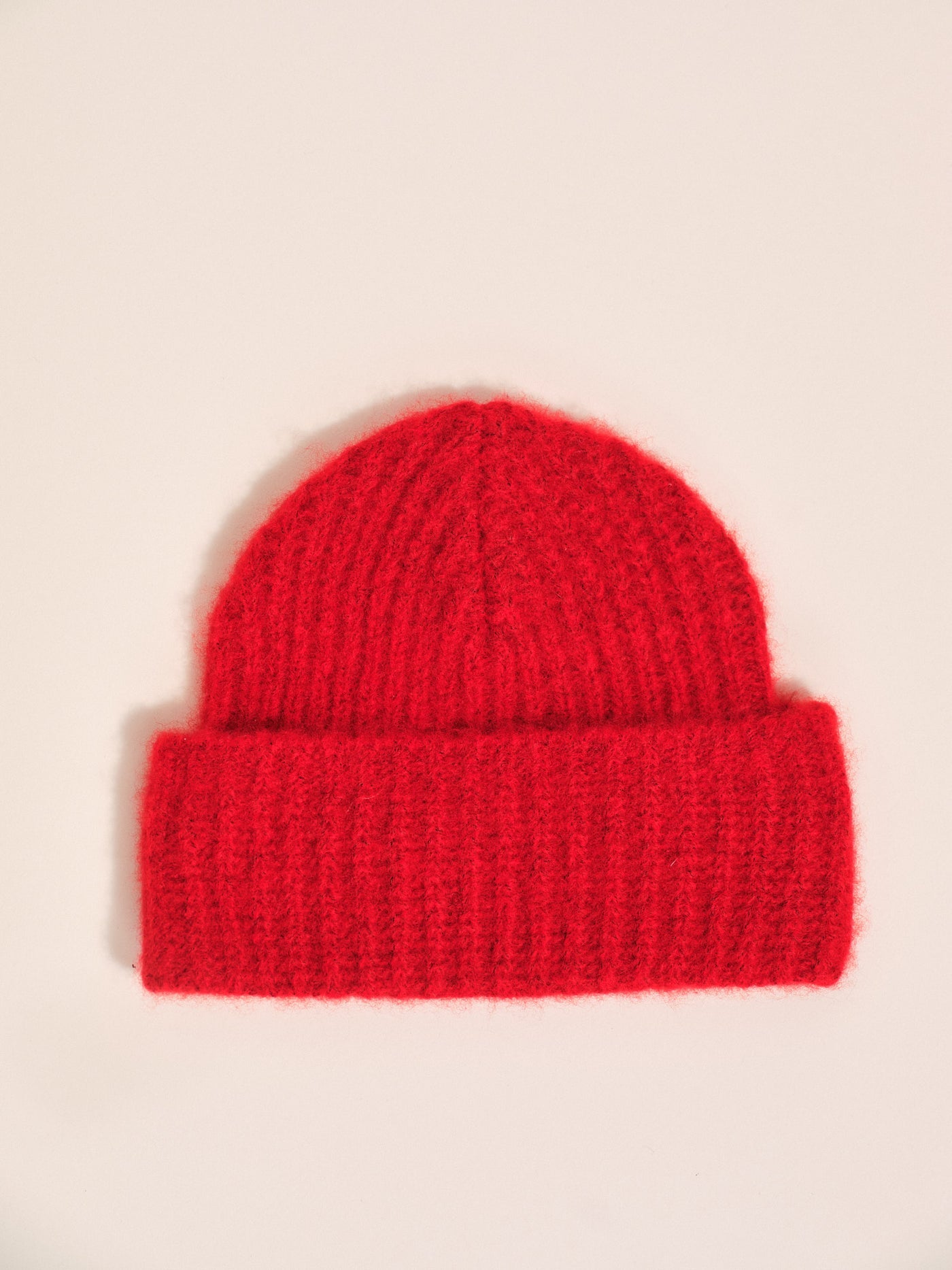 Cashmere Ribbed Beanie