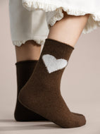 Love Cashmere Socks brown O/S
