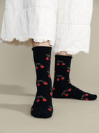Cherry Bomb Cashmere socks O/S