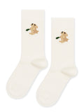 Hungry Bunny Cashmere Crew Sock Ivory