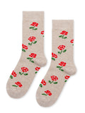 Sporatic Rose Cashmere Crew Oatmeal