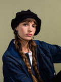 Cashmere Beret Black