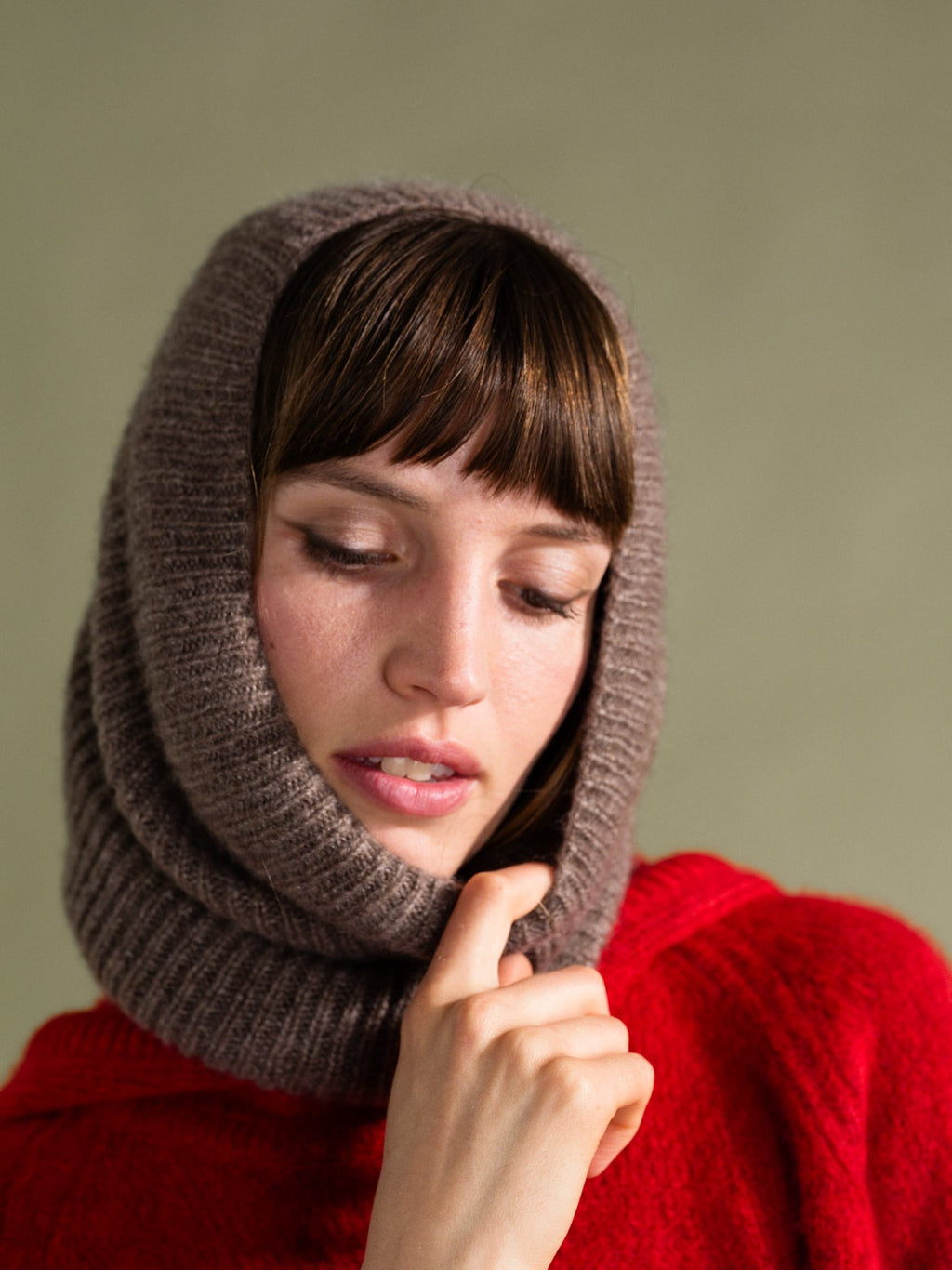 Cashmere Ribbed Snood