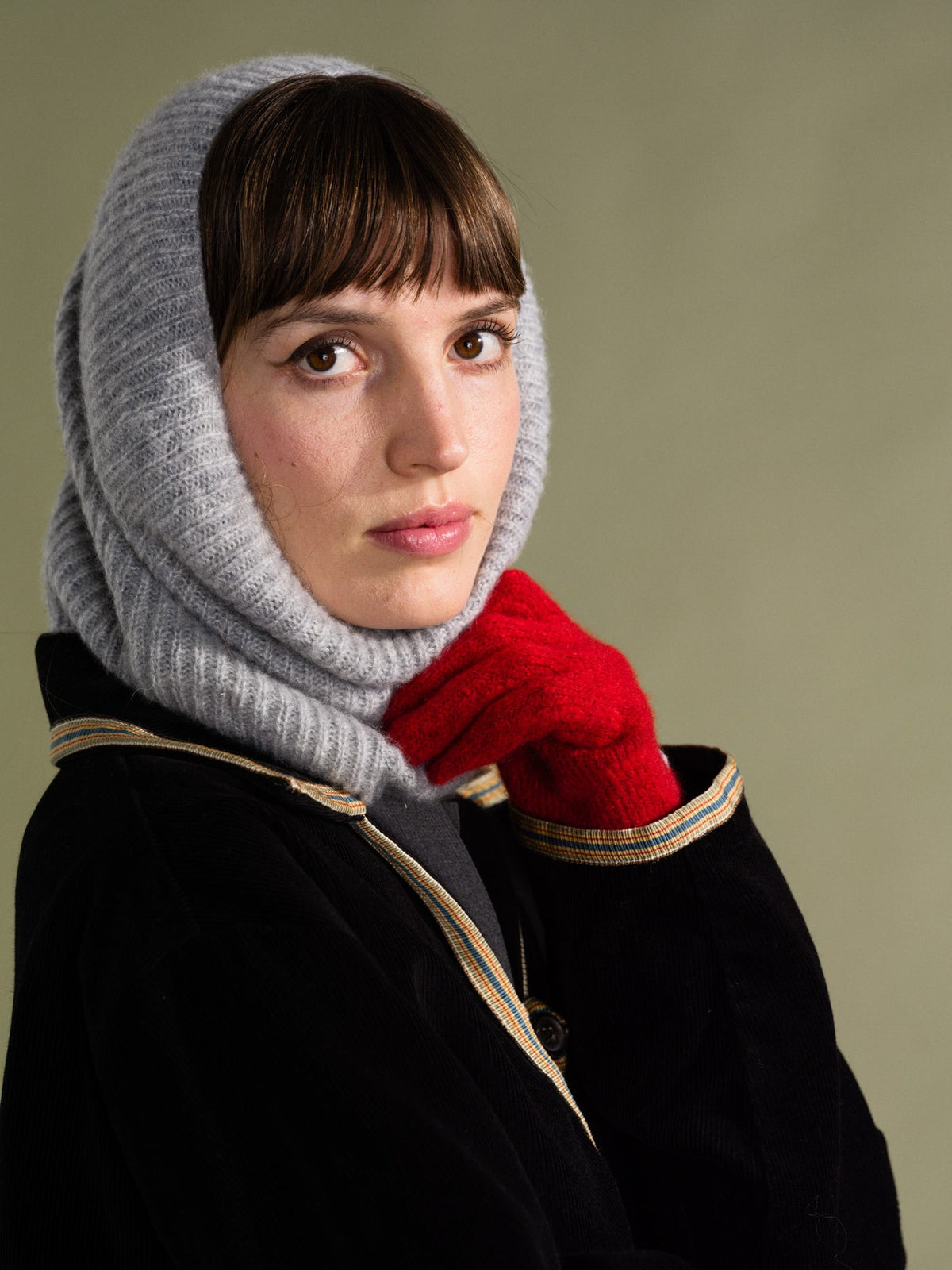Cashmere Ribbed Snood