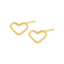 Load image into Gallery viewer, Itsy Bitsy Heart Earrings PAIR
