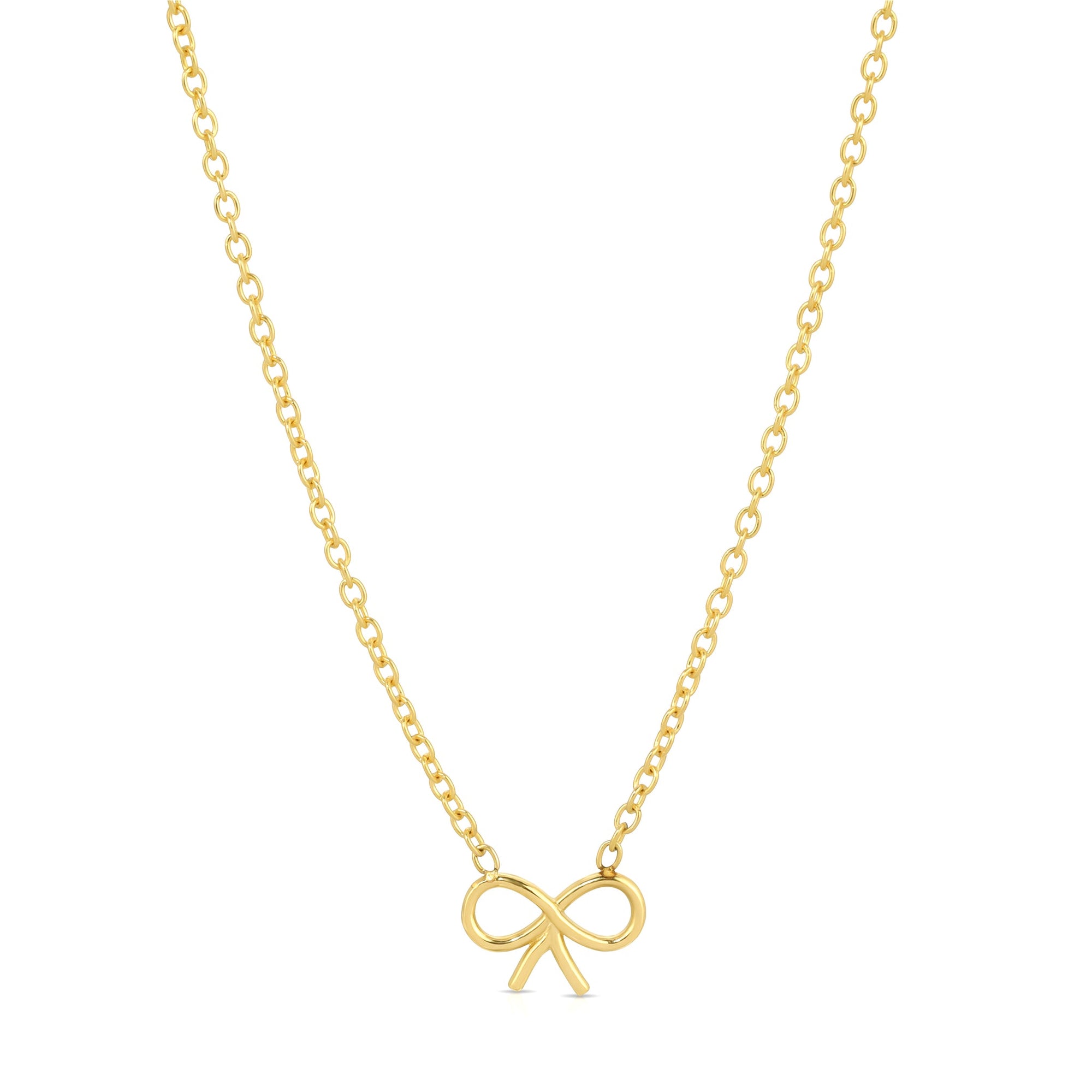 Itsy Bitsy Bow Necklace 16-18