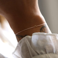 Together Forever Heart Cord Bracelet