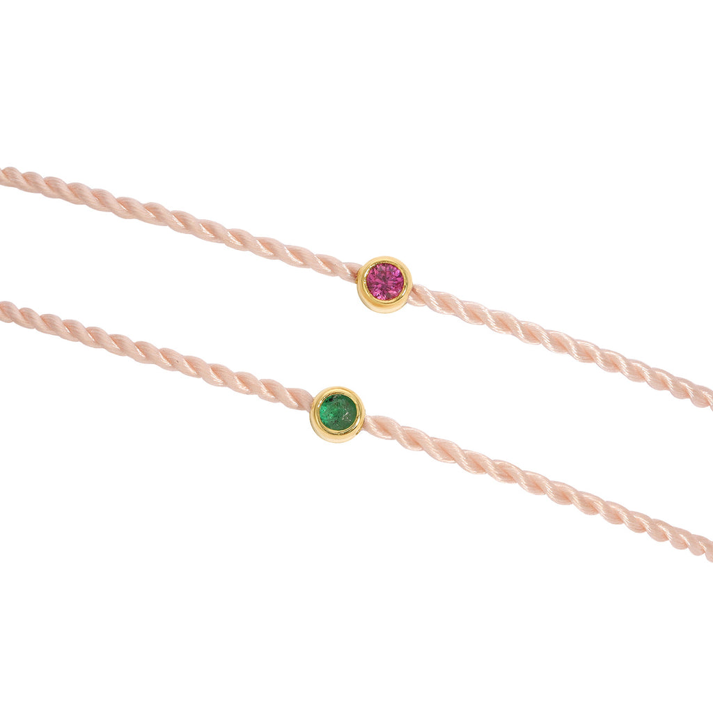 Solitaire 2mm Cord Bracelet
