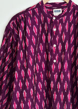 Load image into Gallery viewer, Peasant Blouse Pink ikat
