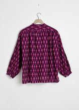 Load image into Gallery viewer, Peasant Blouse Pink ikat
