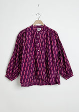 Load image into Gallery viewer, Peasant Blouse Pink ikat
