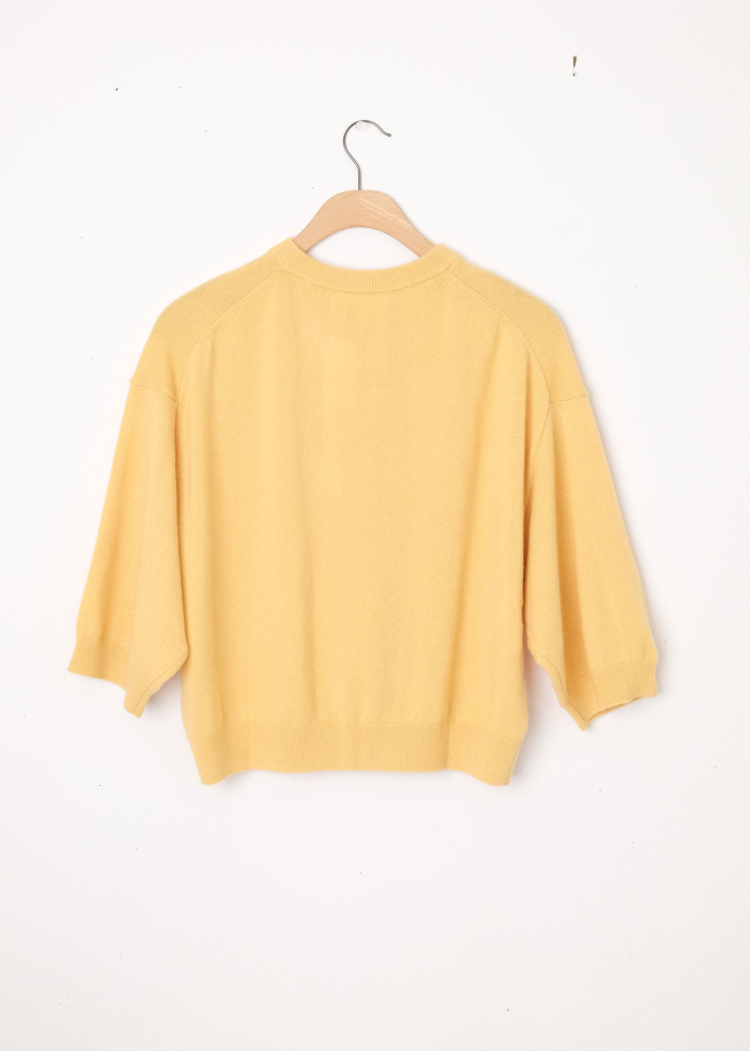 Indira Cashmere Top Maize