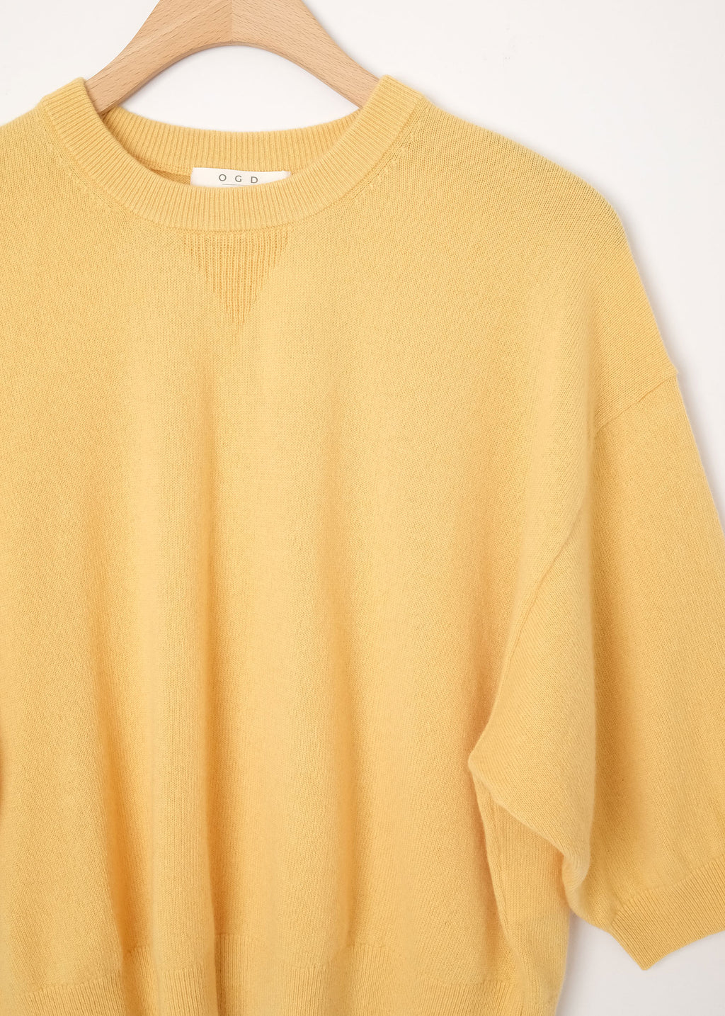 Indira Cashmere Top Maize