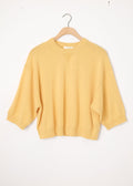 Indira Cashmere Top Maize