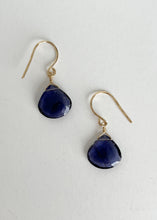 Load image into Gallery viewer, Iolite Small Drop Earrings
