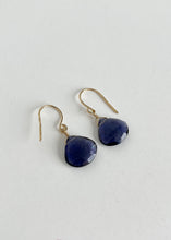 Load image into Gallery viewer, Iolite Small Drop Earrings
