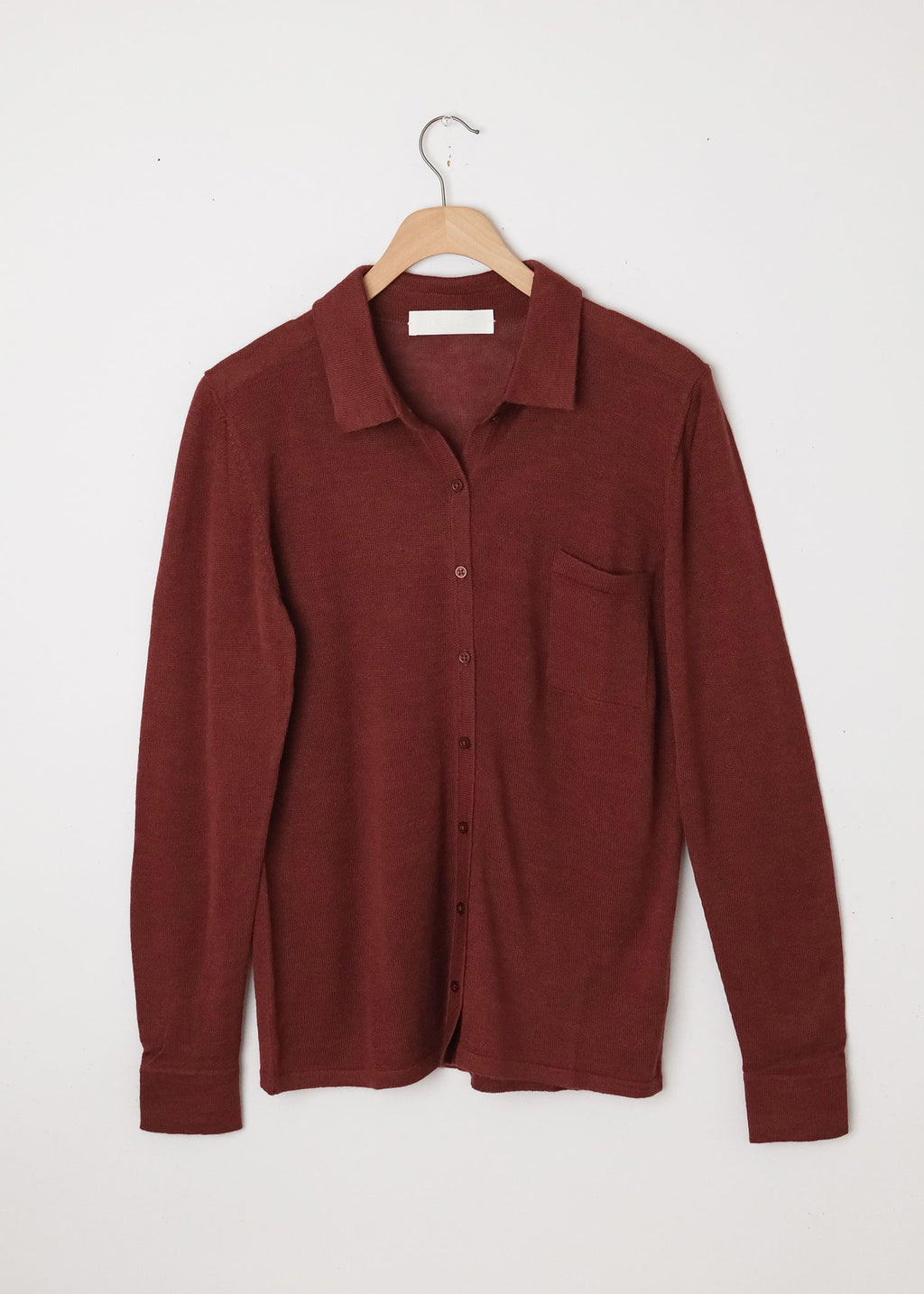 Ivy Baby Alpaca Shirt Russet Brown