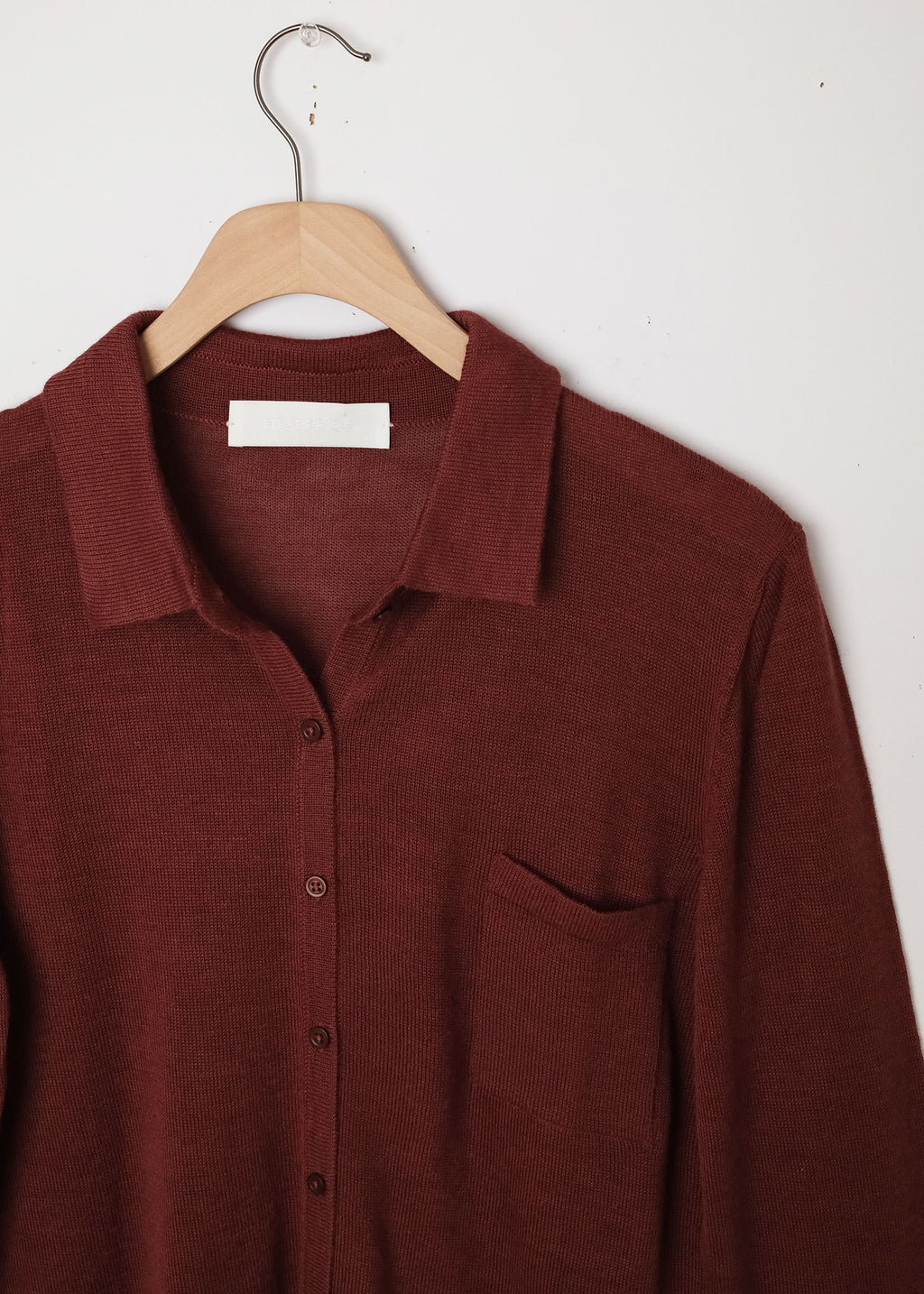Ivy Baby Alpaca Shirt Russet Brown