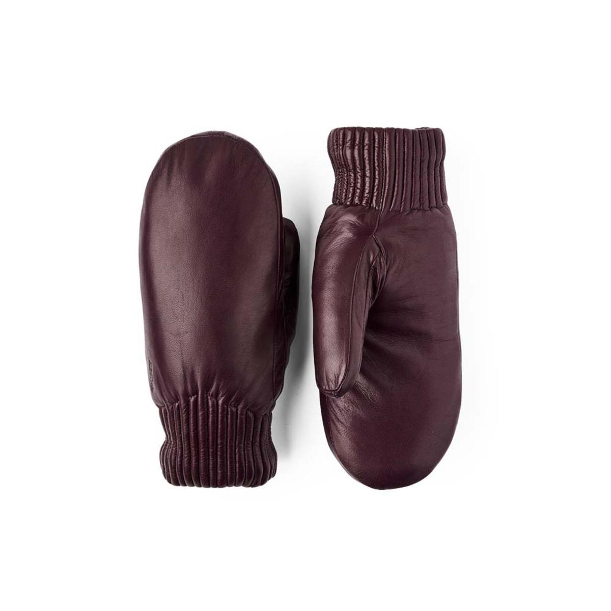 Valeria Leather Elastic Wrist Mitt