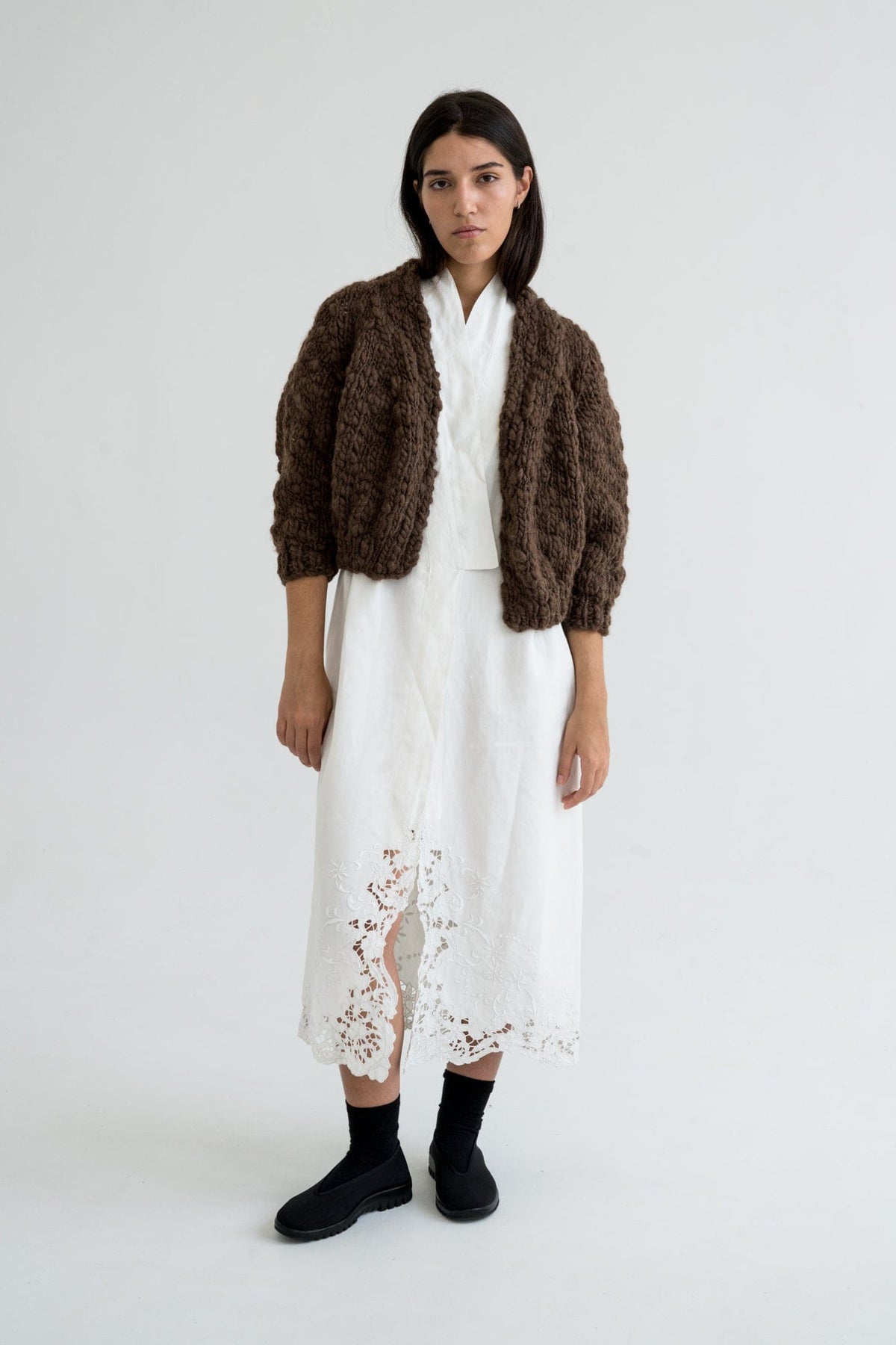 Wool Cardigan Jacaranda Earth