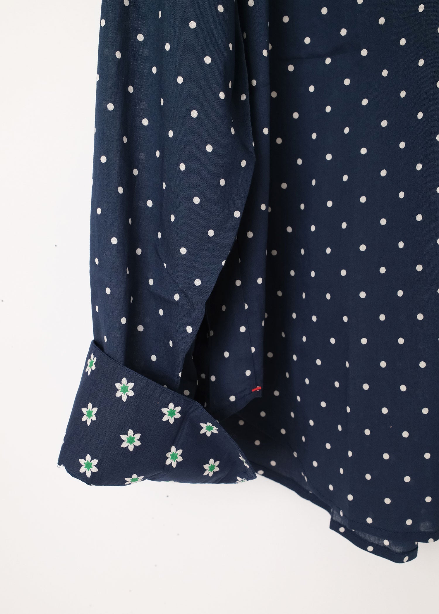 Jace long sleeve Shirt - in navy dots