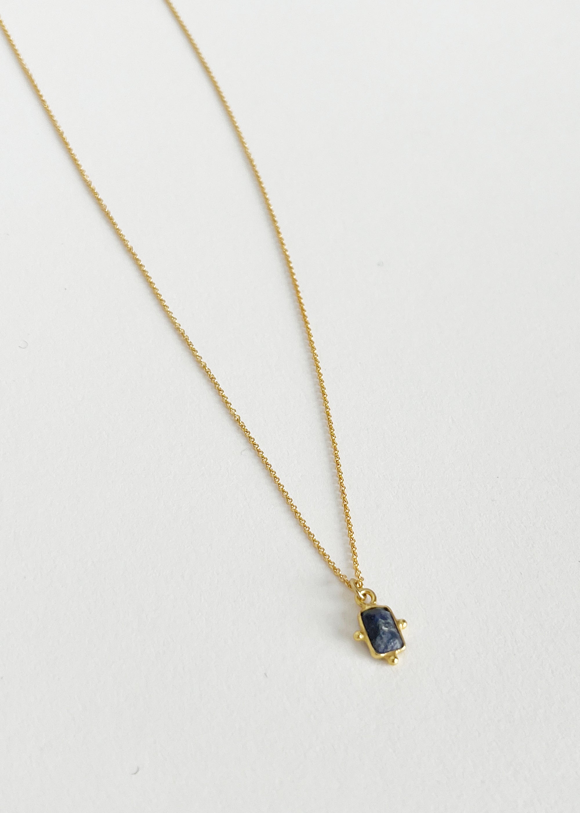 Jaipur Short Necklace - Lapis Lazuli