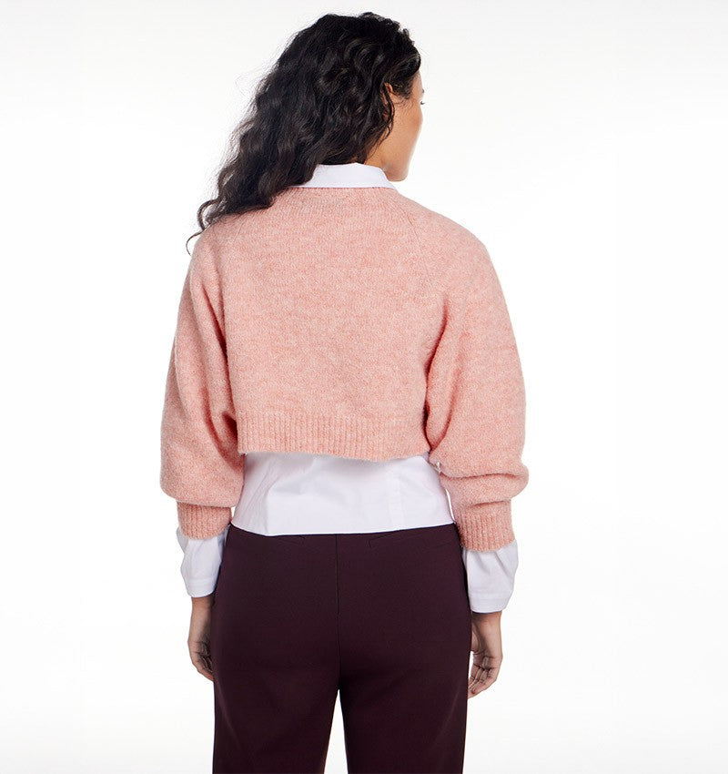 Alka Short Sweater Rose