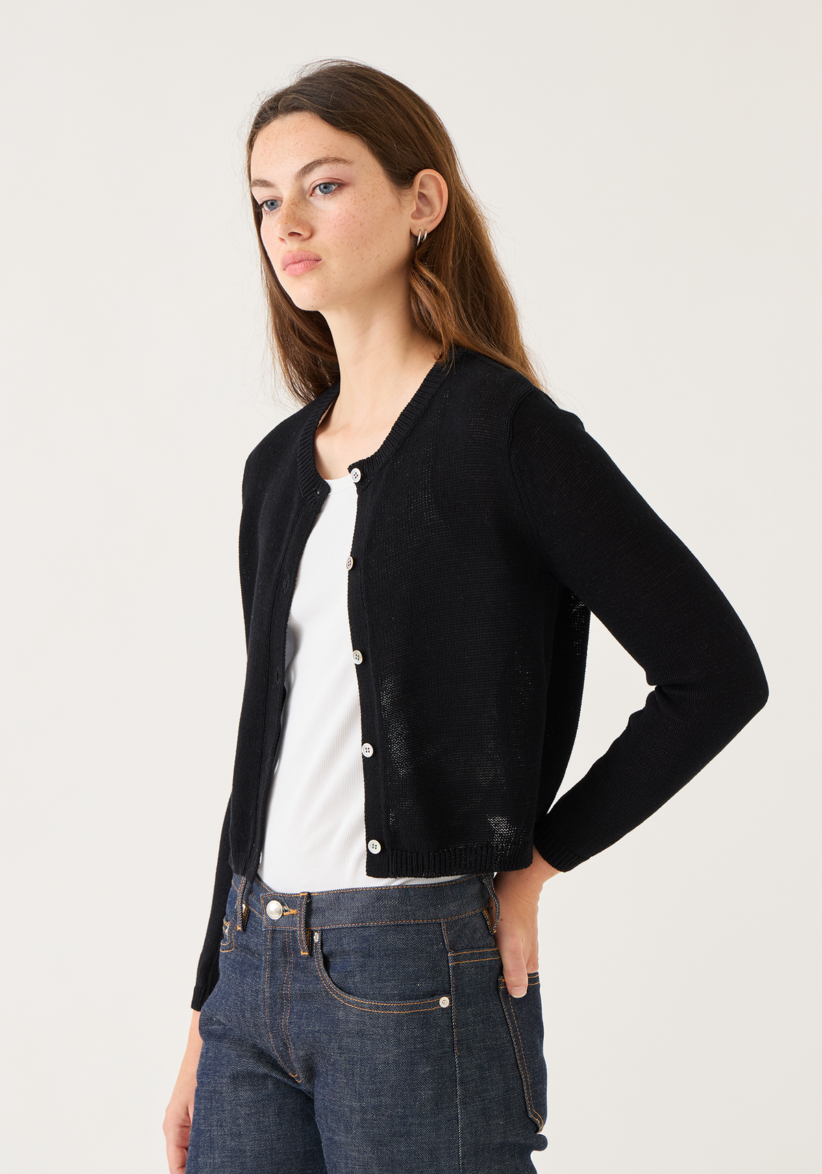 Josie Cotton Linen Cardigan