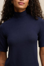 Load image into Gallery viewer, Malaya  Mock neck- Navy
