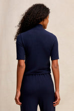 Load image into Gallery viewer, Malaya  Mock neck- Navy

