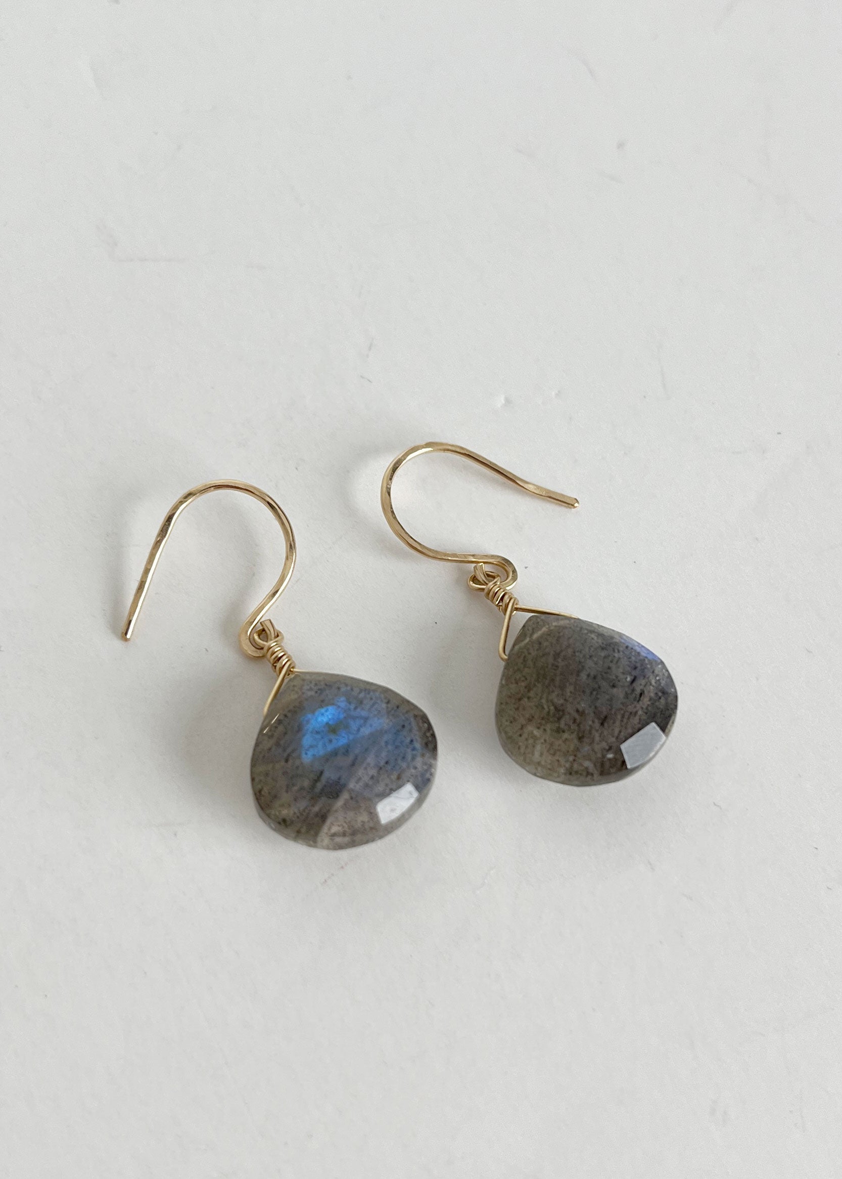 Labradorite Small Drop Earrings