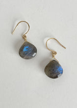 Load image into Gallery viewer, Labradorite Small Drop Earrings
