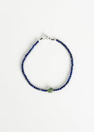 Lapis & Green Apatite Bead Bracelet