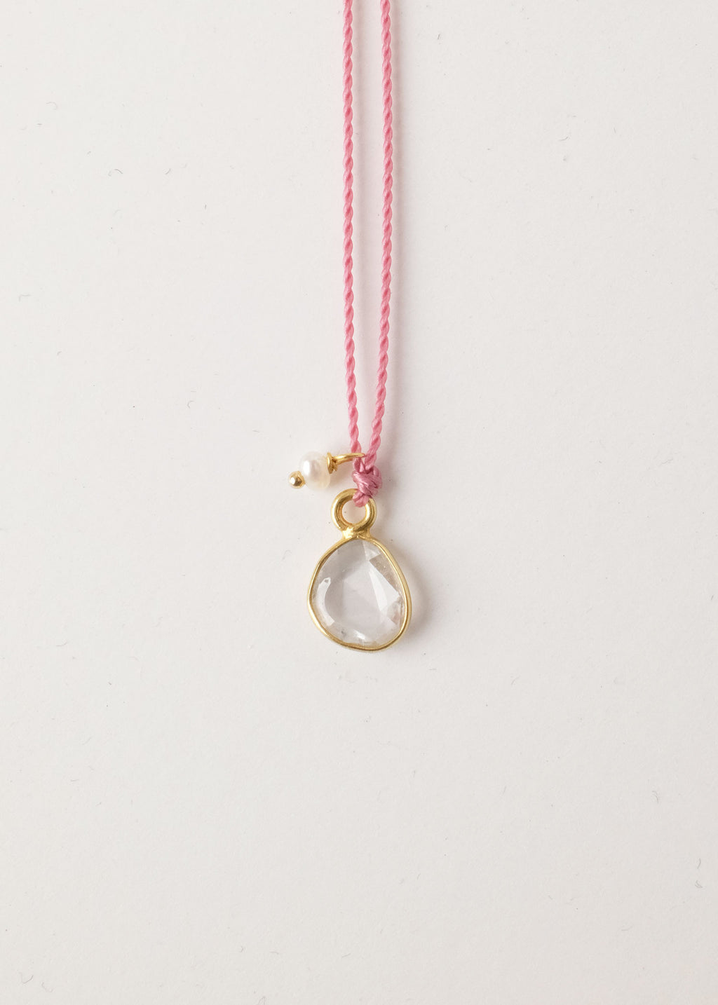 Little Pearl Necklace 18" Sapphire Rose