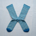 Blue Lattice Sock