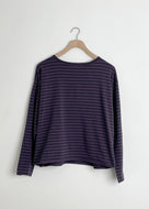 Lola Striped Tee - Sparrow