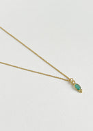 Madras Necklace - Agate Verte