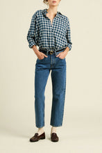 Load image into Gallery viewer, Blake Oversized Shirt - Maritime Plaid
